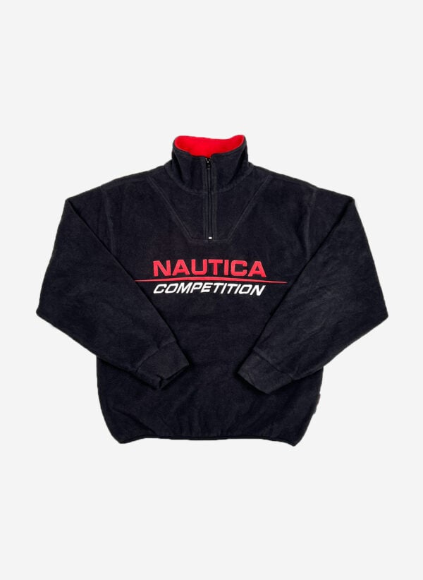 Nautica Competition Fleece Half-Zip schwarz