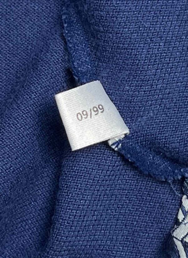 Vintage Adidas '99 Poloshirt blau – Bild 4