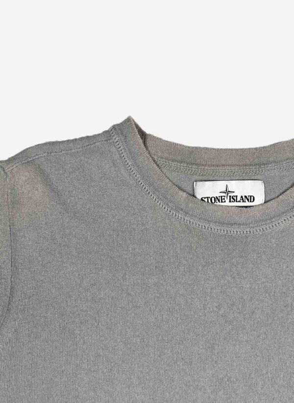 Vintage Stone Island Longsleeve Sweater grau – Bild 3