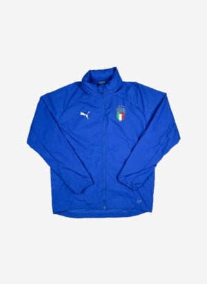 Puma Italia Trainingsjacke mit Kapuze blau