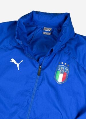Puma Italia Trainingsjacke mit Kapuze blau