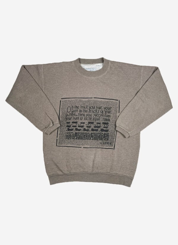 Vintage 80s Levi's Sweater grau