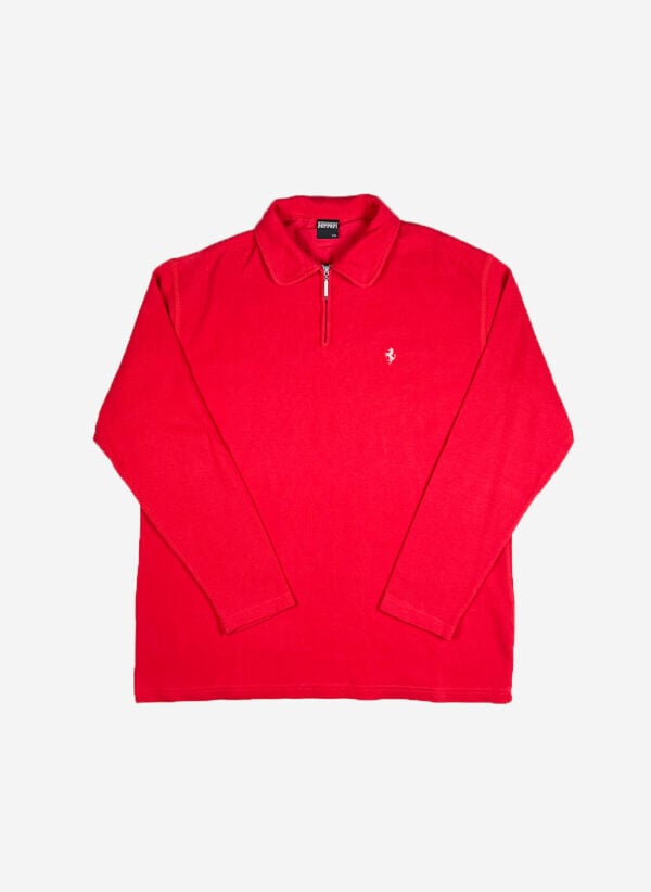 Vintage '99 Ferrari Half-Zip Sweater