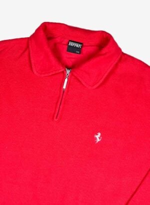 Vintage ’99 Ferrari Half-Zip Sweater