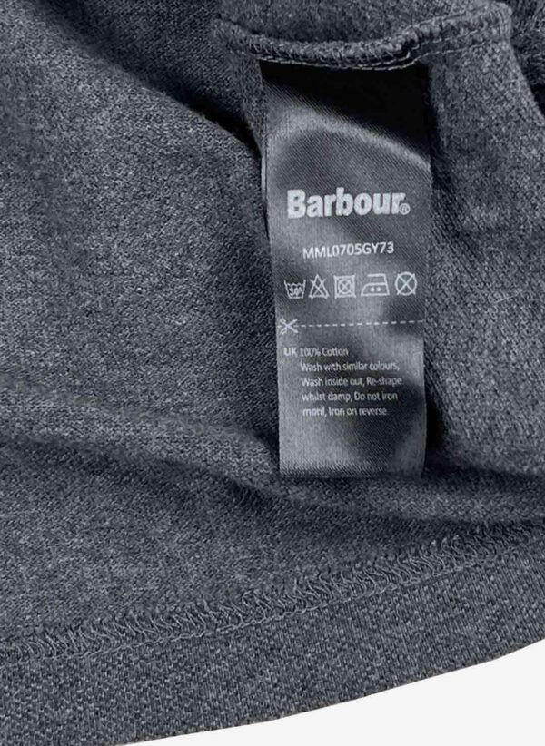 Barbour Longsleeve Poloshirt grau – Bild 3