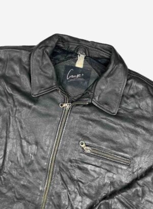 Vintage Lederjacke Cruse schwarz