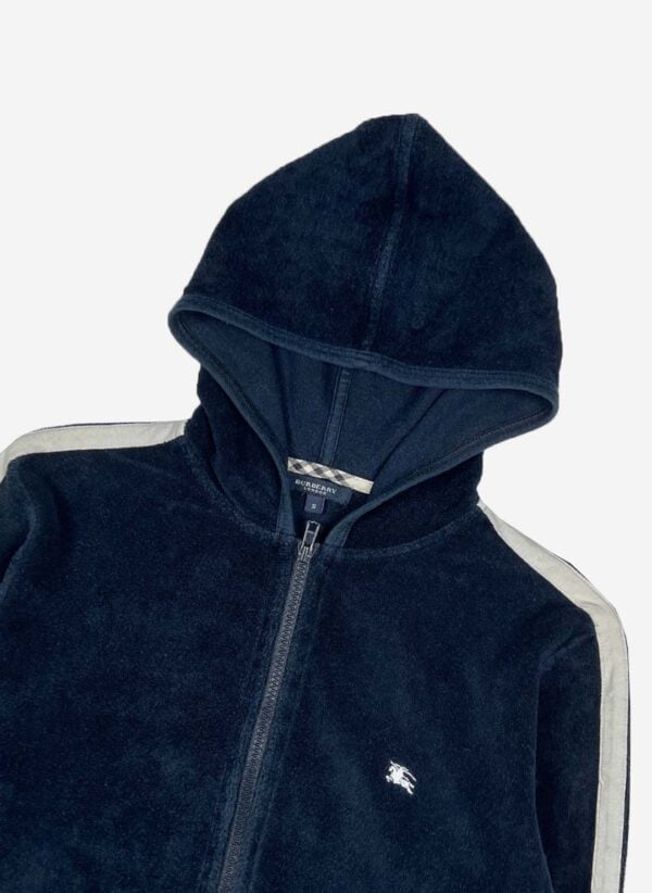 Burberry Damen Frottee Zip-Hoodie cropped – Bild 2