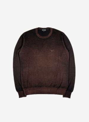 Vintage Emporio Armani Wollpullover braun