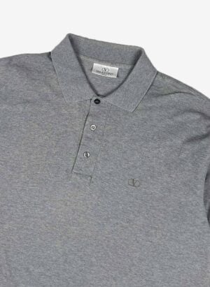 Vintage Valentino Longsleeve Poloshirt cropped