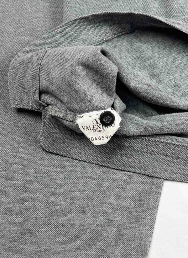 Vintage Valentino Longsleeve Poloshirt cropped – Bild 4