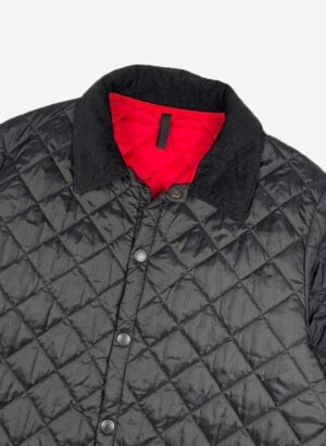 Vintage Barbour Steppmantel schwarz