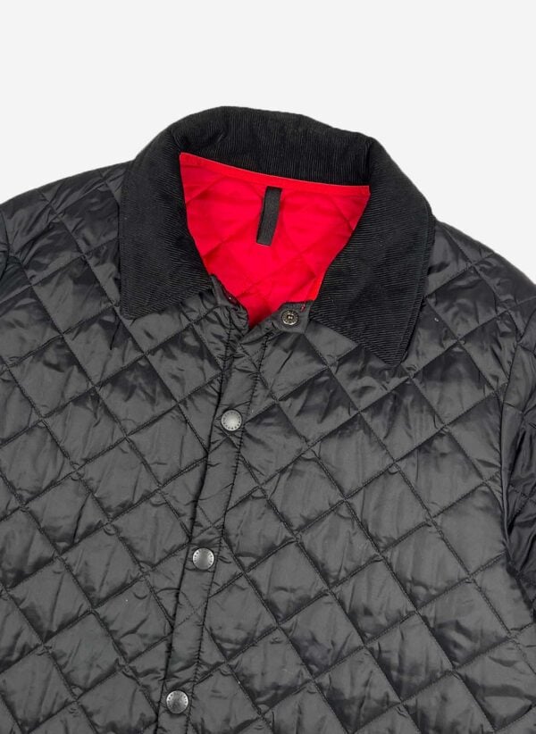 Vintage Barbour Steppmantel schwarz – Bild 2