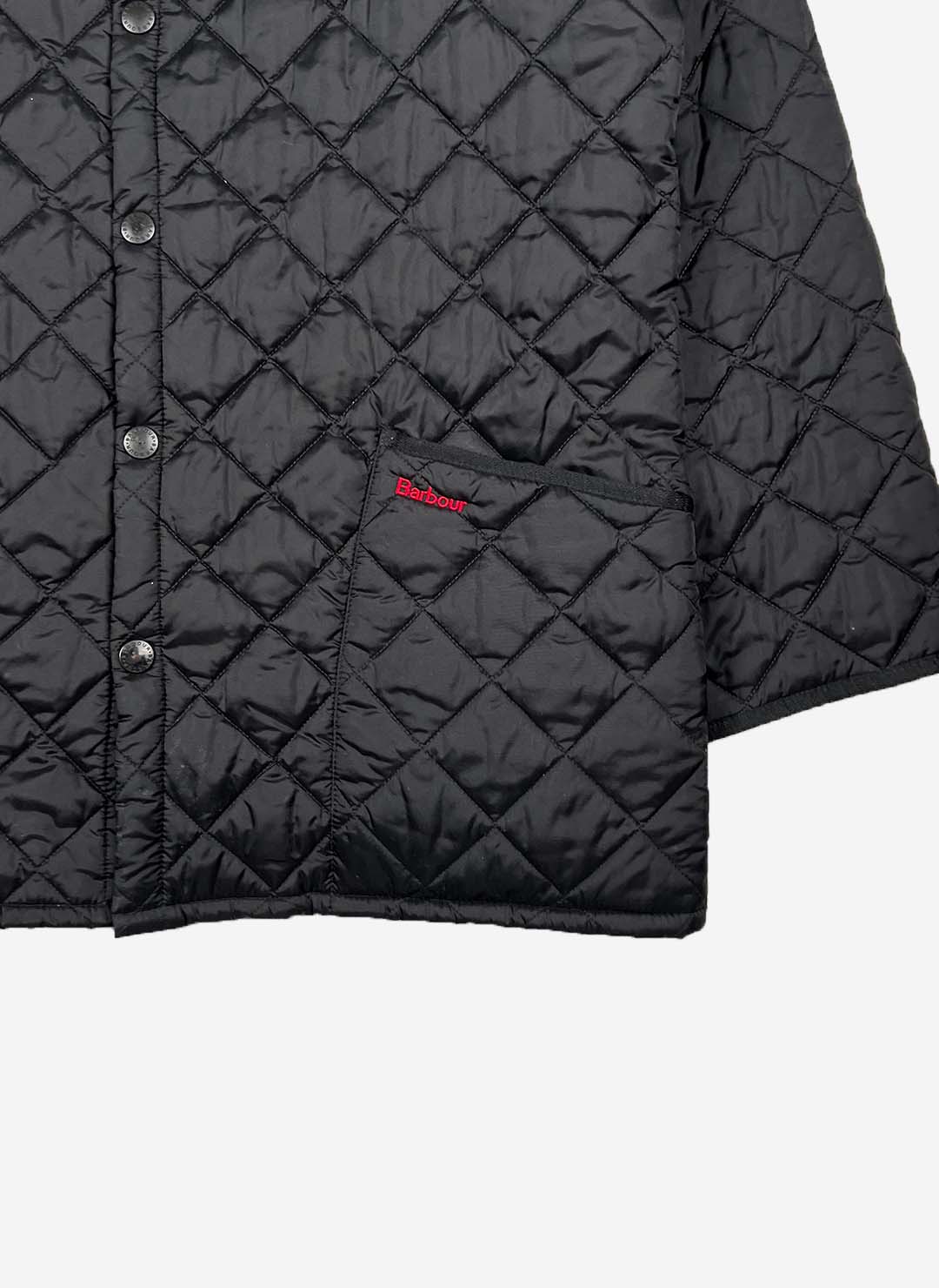 Vintage Barbour Steppmantel schwarz – Bild 3