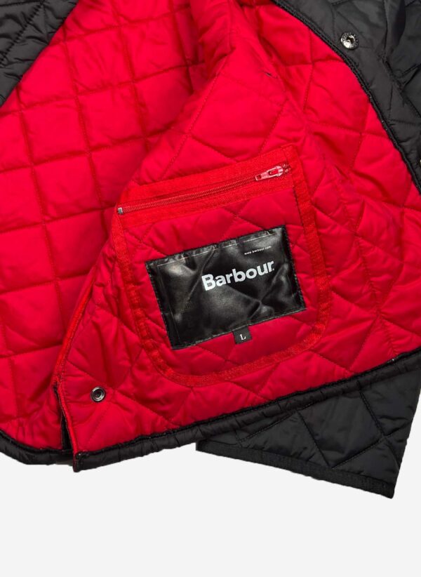 Vintage Barbour Steppmantel schwarz – Bild 5