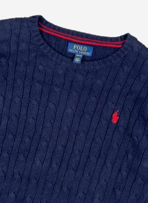 Polo Ralph Lauren Cable Strickpullover navy