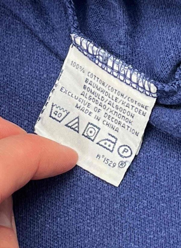Vintage Polo Ralph Lauren Longsleeve Poloshirt blau – Bild 3