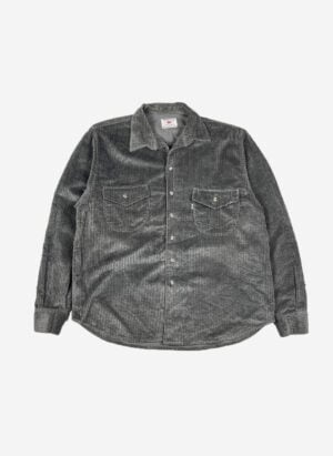 Vintage 90s Levi’s Cordhemd grau