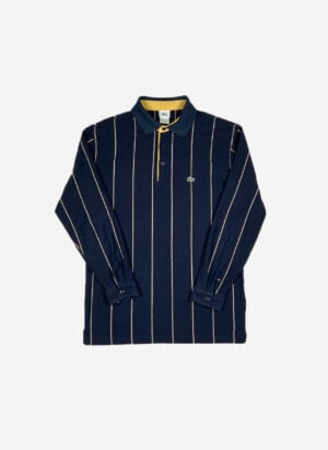 Vintage Lacoste Longsleeve Poloshirt schwarz