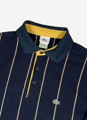 Vintage Lacoste Longsleeve Poloshirt schwarz