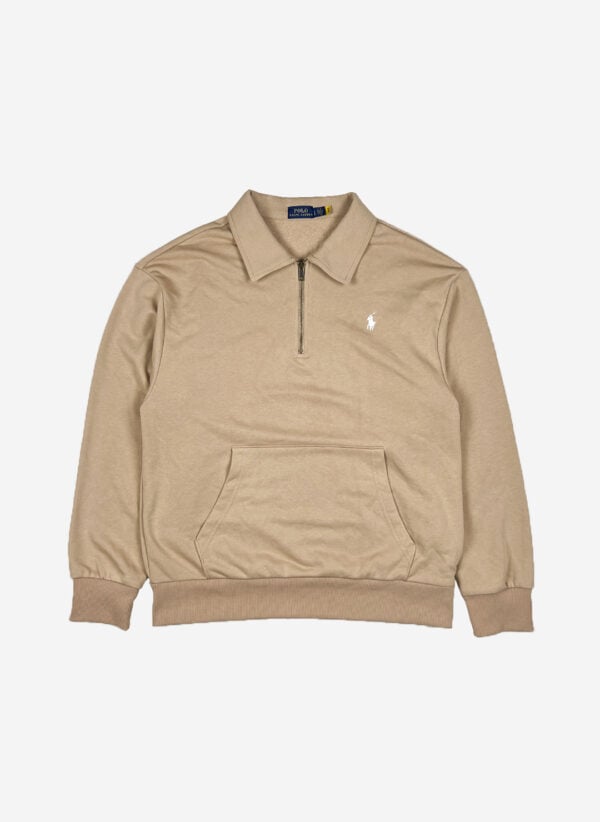 Polo Ralph Lauren Bootleg Half-Zip Sweater beige