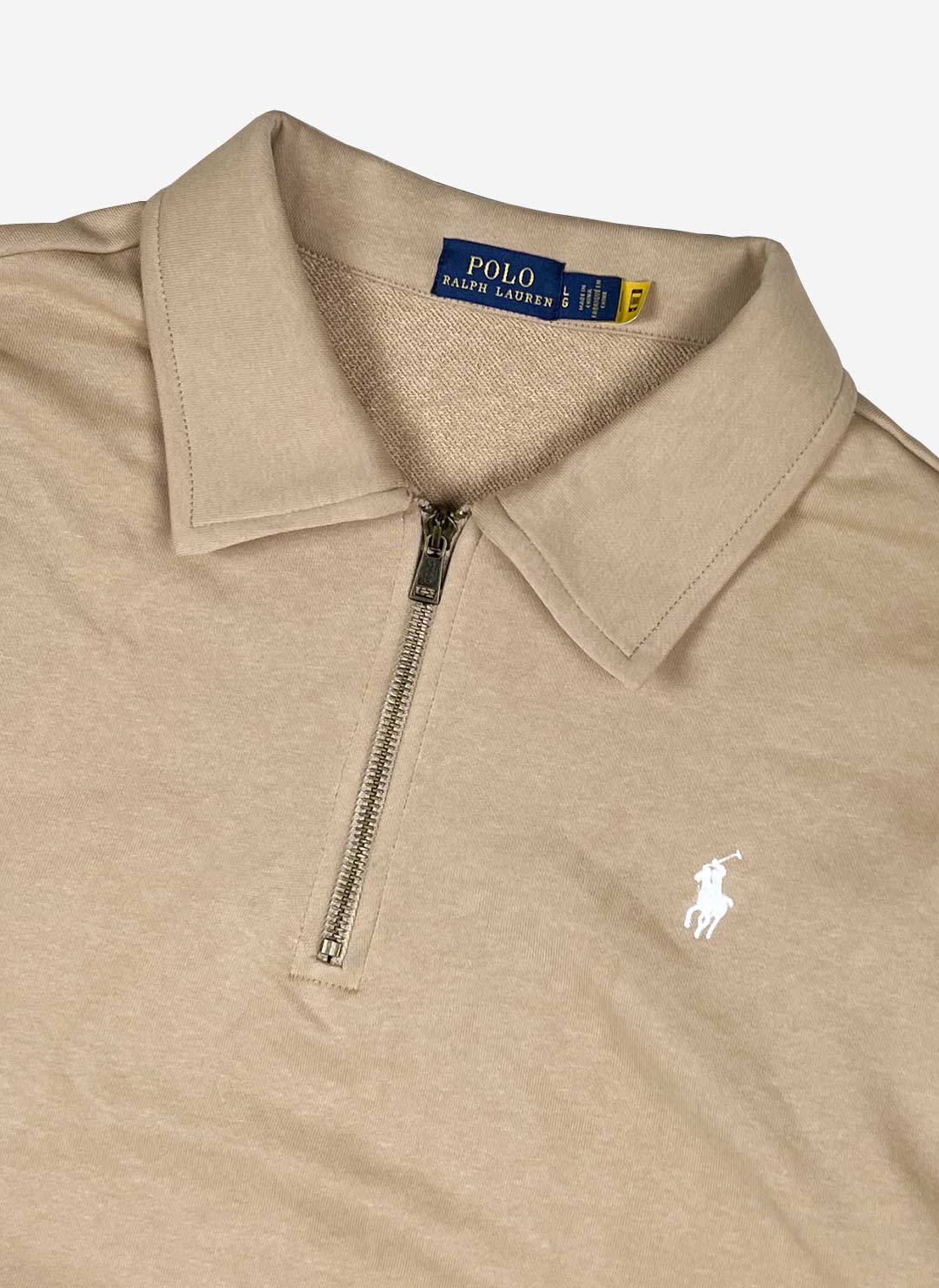 Polo Ralph Lauren Bootleg Half-Zip Sweater beige – Bild 2