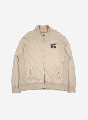 Vintage Nike Y2K Track & Field Zipper beige