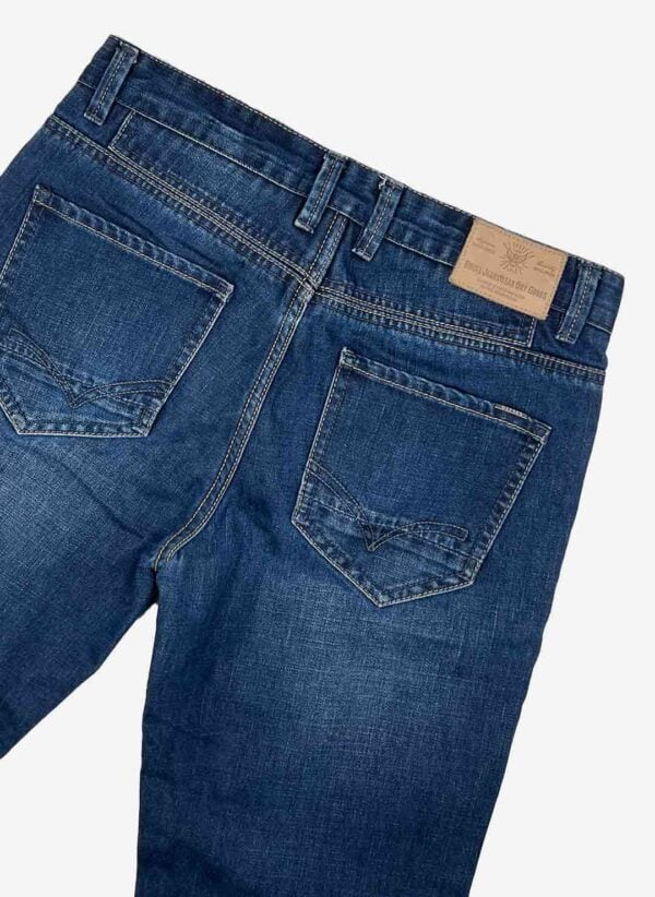 Diesel flared Jeans dunkelblau washed – Bild 3