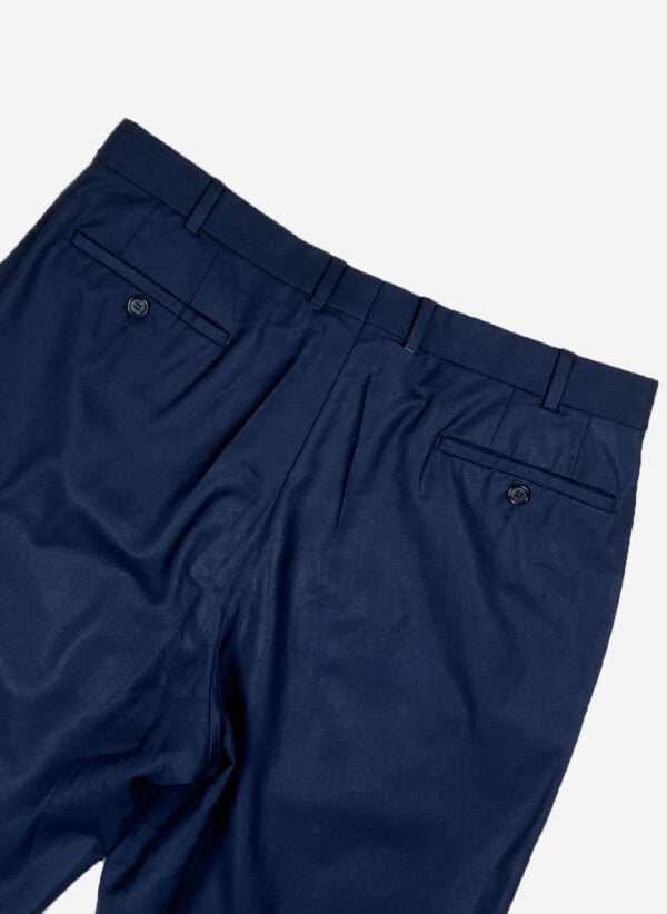 Vintage Burberry Anzughose navy – Bild 3