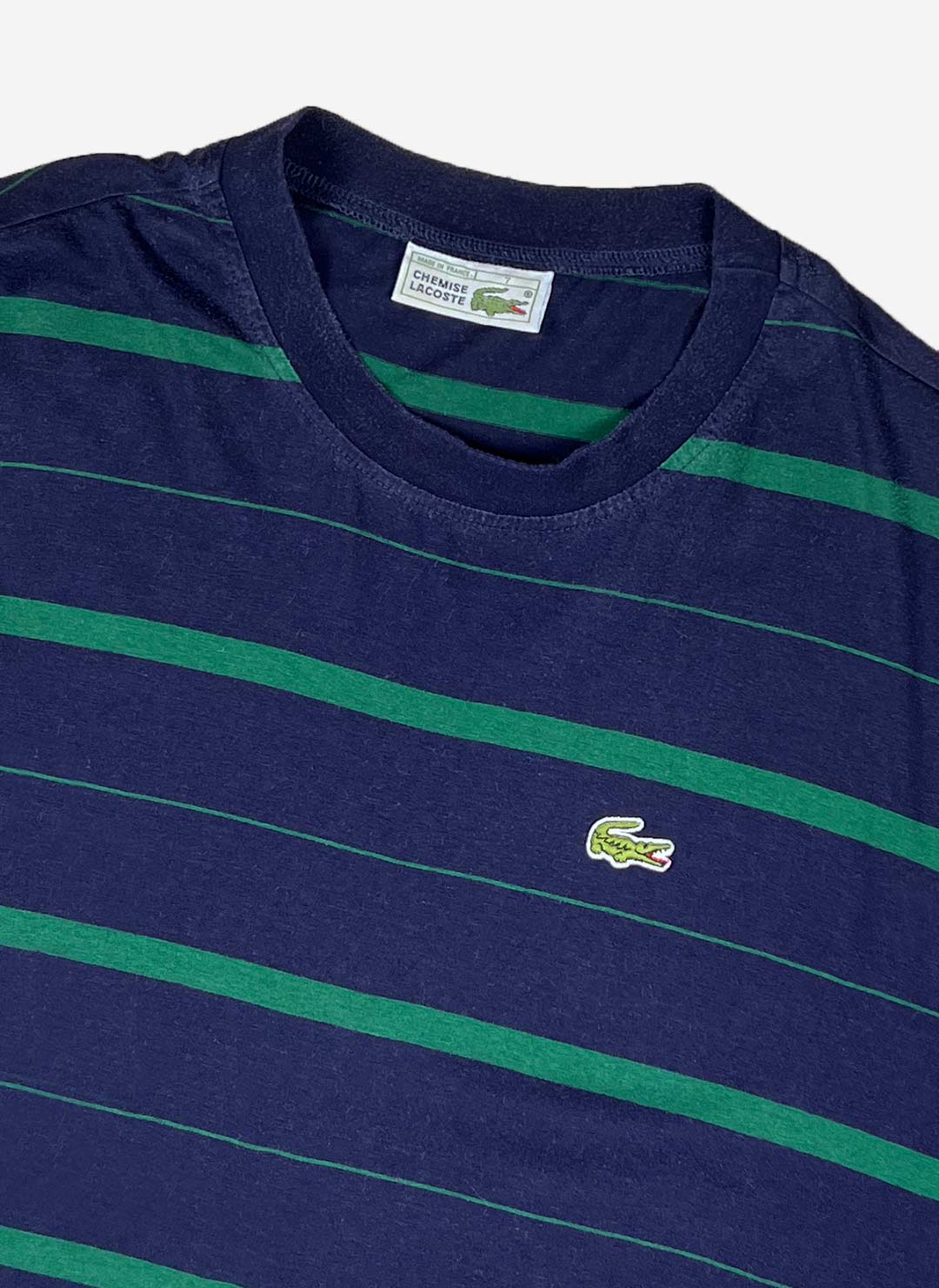 Vintage 90s Chemise Lacoste T-Shirt boxy – Bild 2