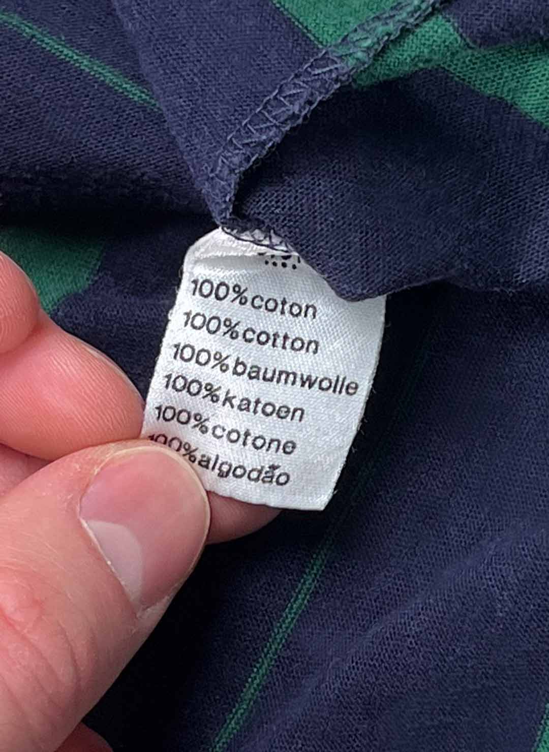 Vintage 90s Chemise Lacoste T-Shirt boxy – Bild 3