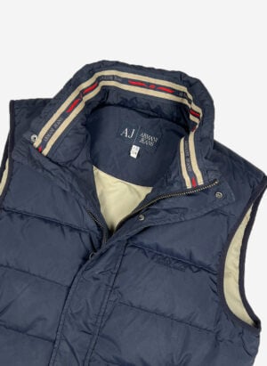 Vintage Armani Jeans Weste navy