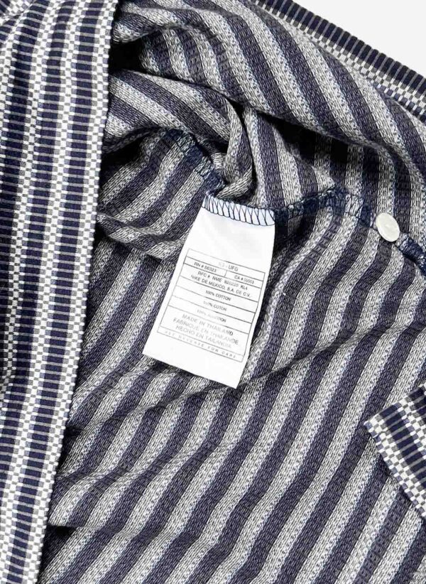 Vintage Nike Golf Poloshirt gestreift – Bild 3