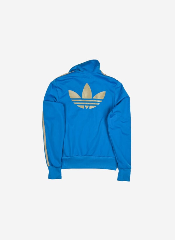 Adidas Damen Trainingsjacke blau – Bild 3