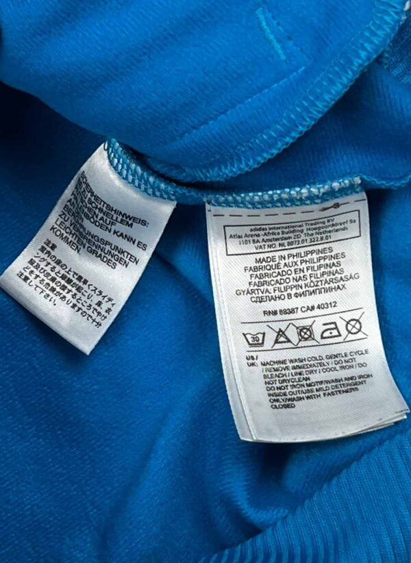 Adidas Damen Trainingsjacke blau – Bild 4