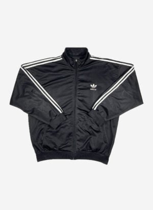 Vintage 90s Adidas Trainingsjacke schwarz