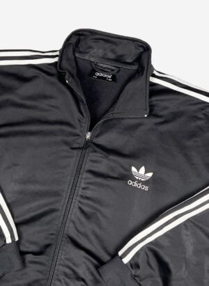 Vintage 90s Adidas Trainingsjacke schwarz