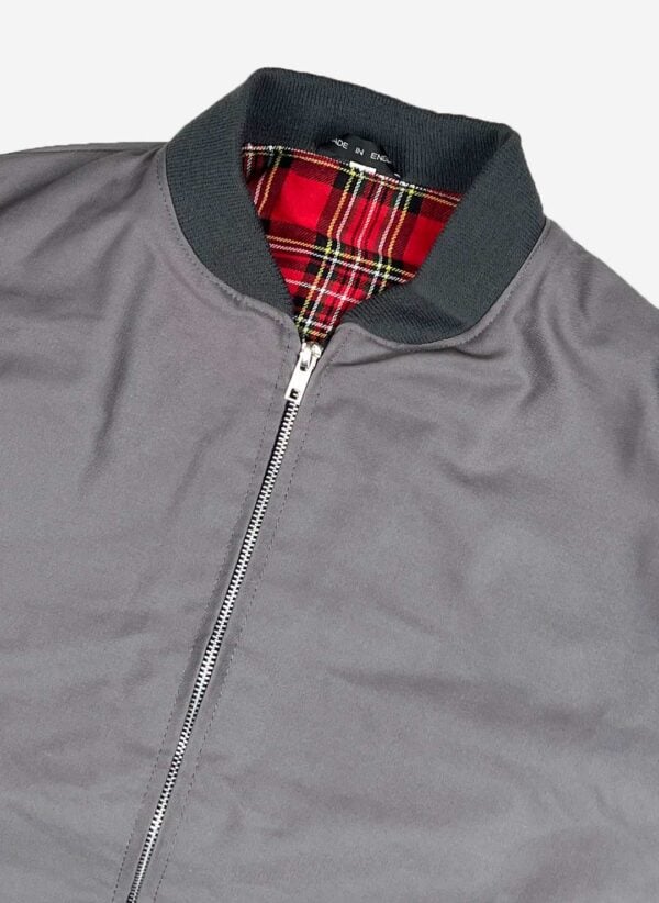 Vintage Bomberjacke grau