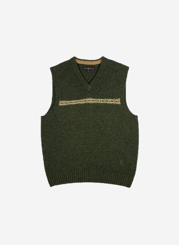 Vintage 90s Tommy Hilfiger Woll Weste