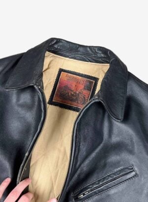 Vintage Lederjacke heavy “Amerikanische Motorräder”
