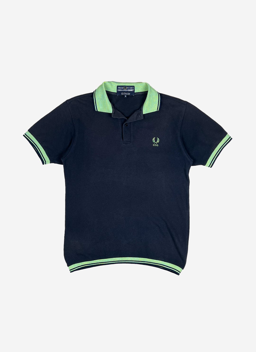 CDG x Fred Perry Poloshirt navy