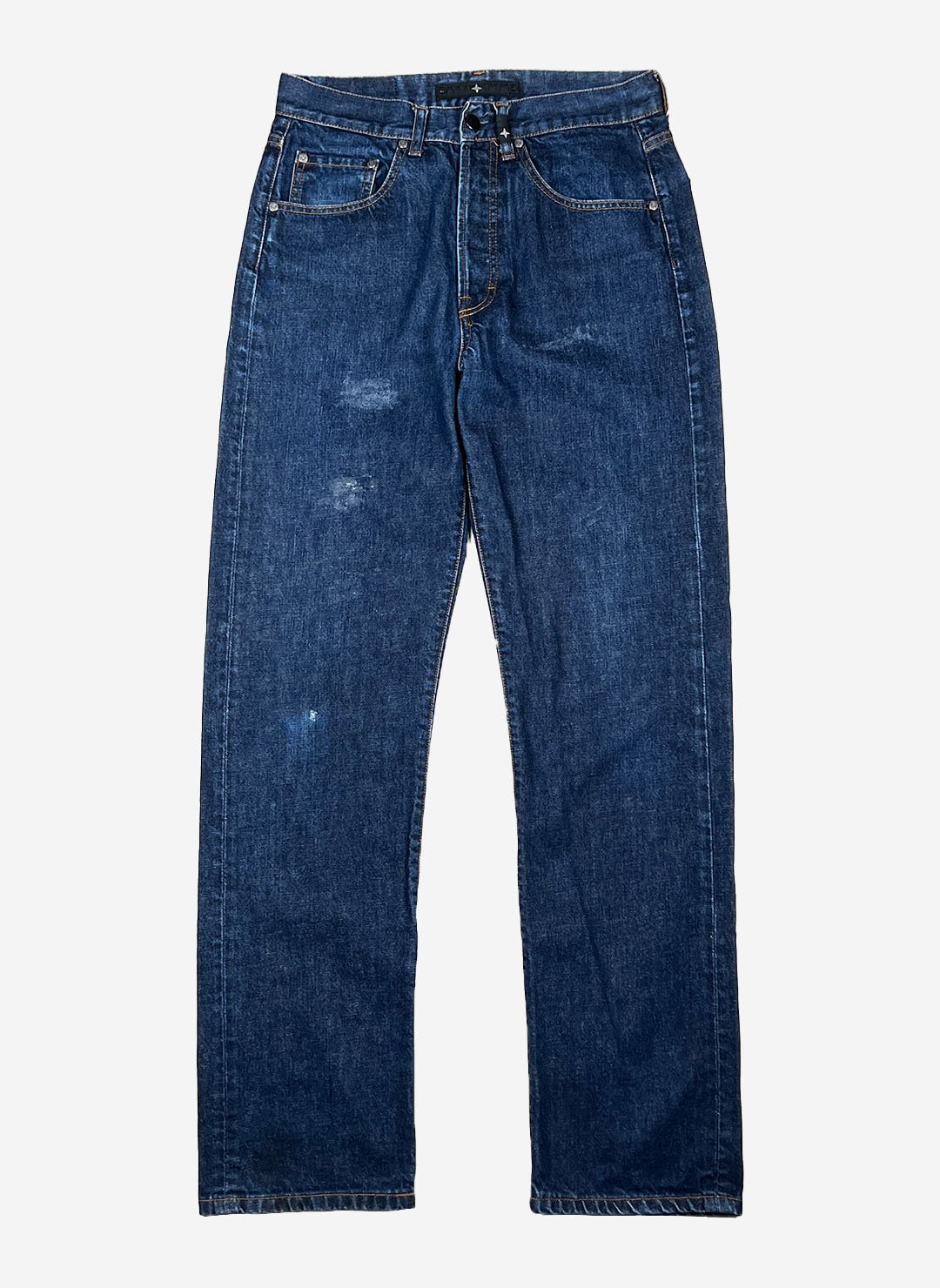 Vintage Stone Island Slim Fit Jeans dunkelblau – Bild 2