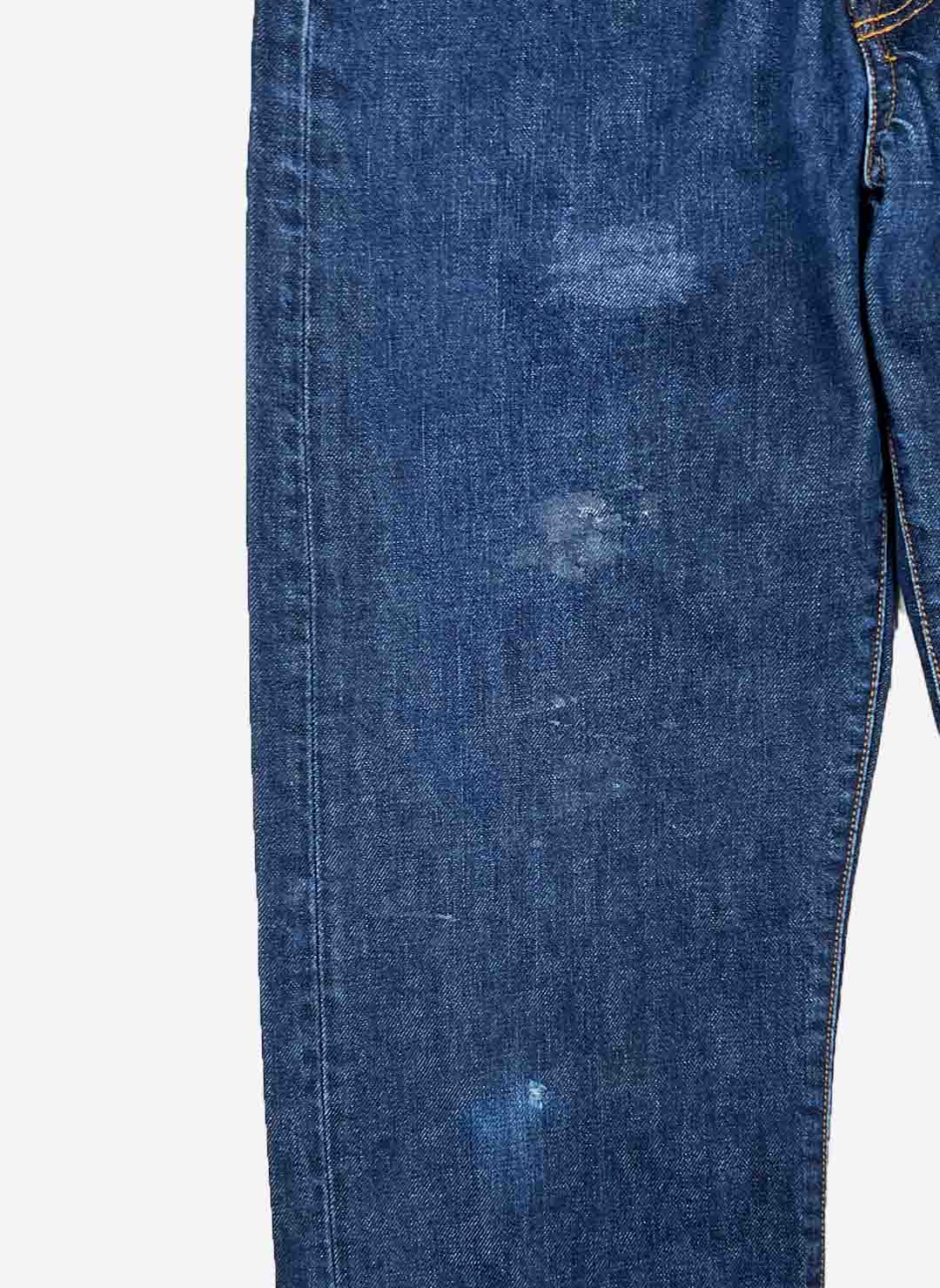 Vintage Stone Island Slim Fit Jeans dunkelblau – Bild 5