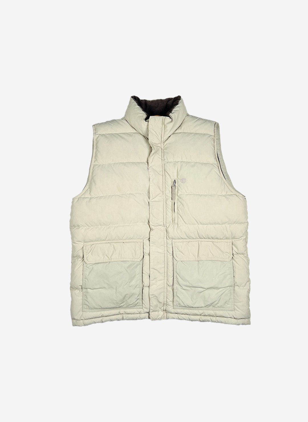 Vintage Timberland Pufferweste beige