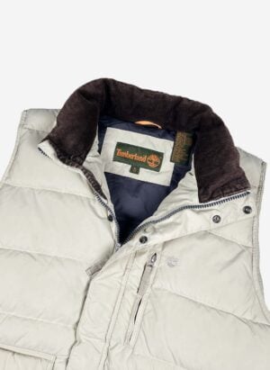 Vintage Timberland Pufferweste beige