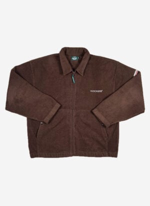 Vintage Dockers Fleecejacke braun