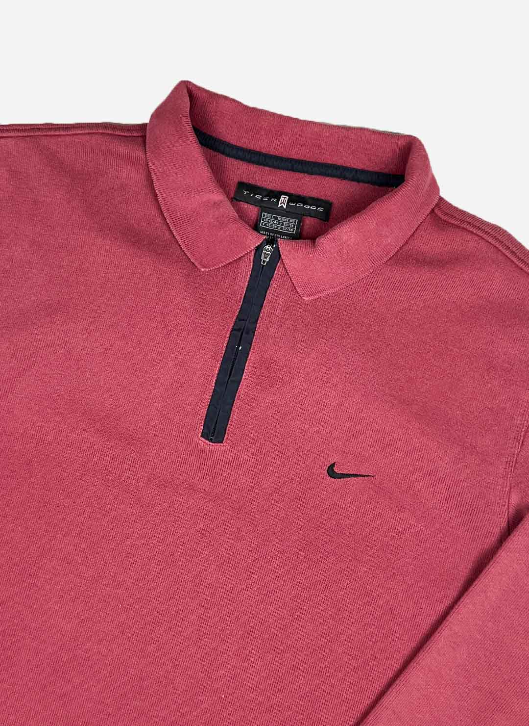 Vintage Nike Tiger Woods Half-Zip Sweater – Bild 2