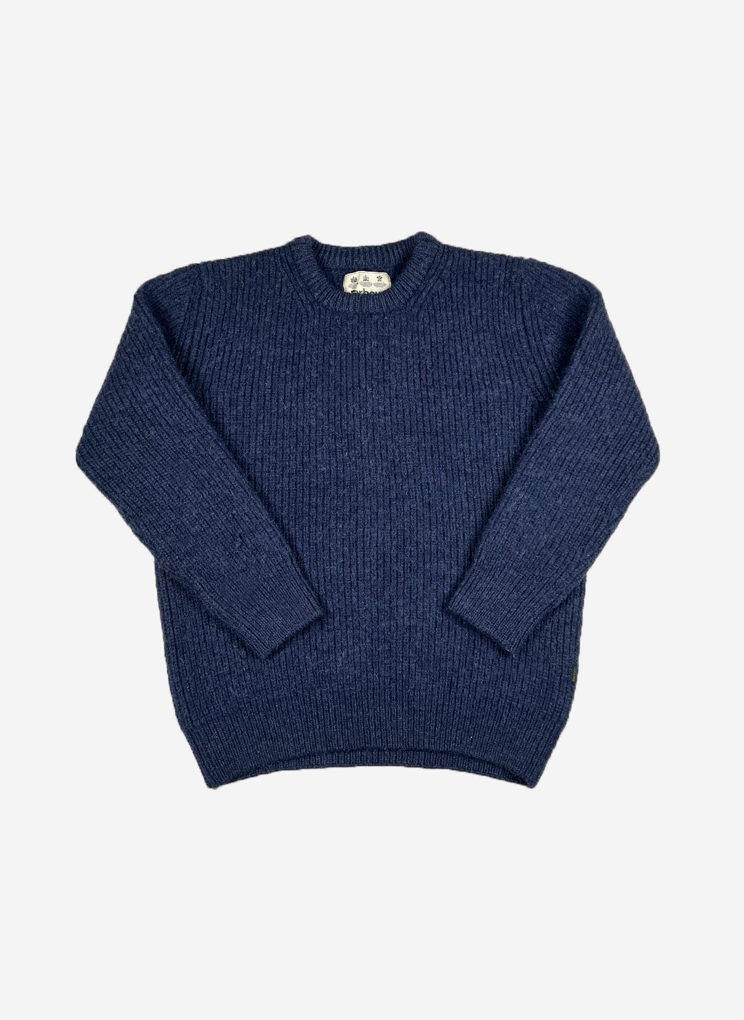 Vintage Barbour heavy Wollpullover navy