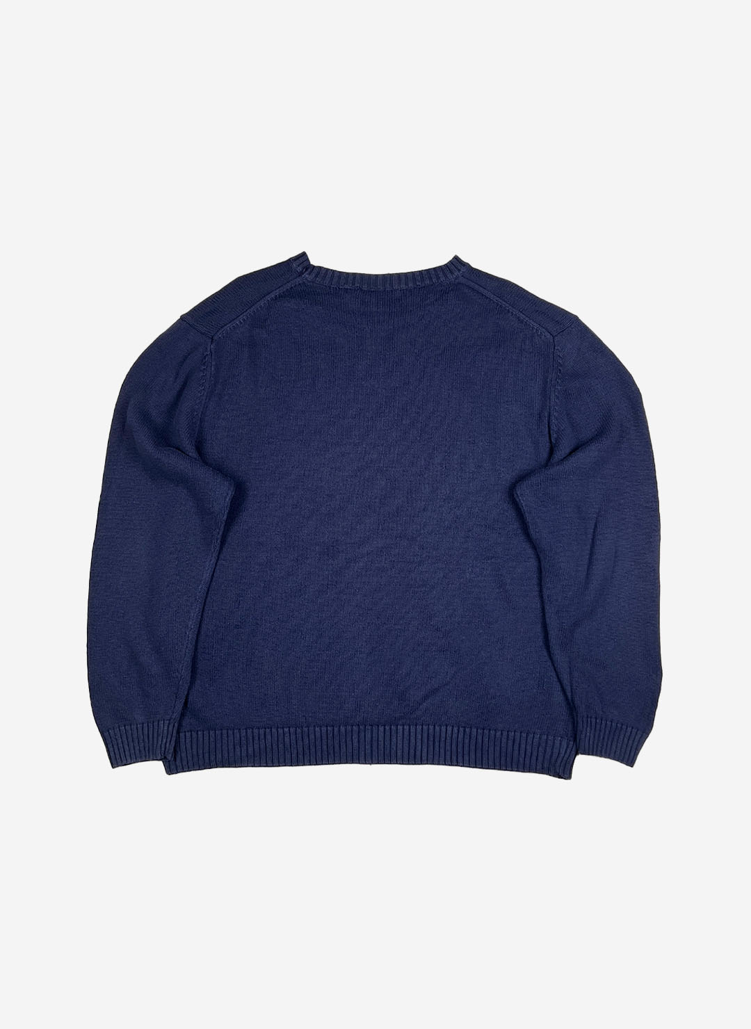 Vintage Yves Saint Laurent Strickpullover navy – Bild 3