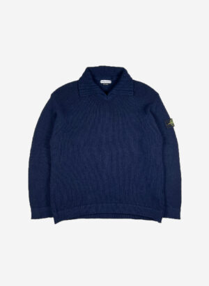 Vintage Stone Island Wollpullover navy