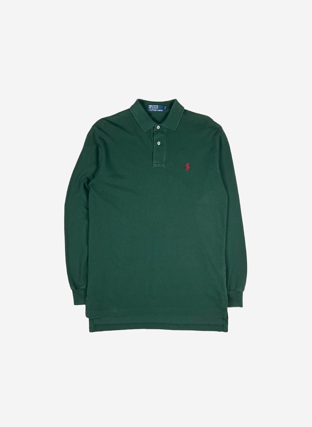 Vintage Polo Ralph Lauren Longsleeve Poloshirt grün